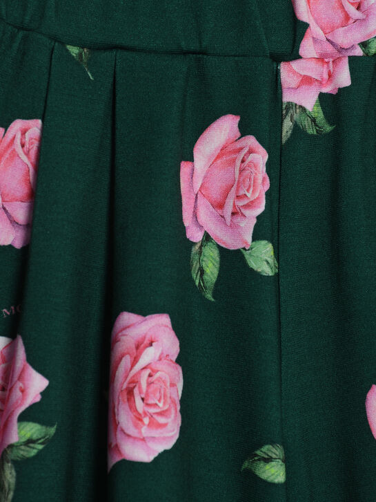 Шорты с принтом &quot;розы&quot; Monnalisa | Фото 3