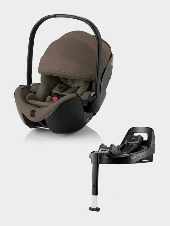 Детское автокресло Baby-Safe Pro Urban Olive в комплекте с базой Britax Roemer Vario Base 5Z  | Фото 1