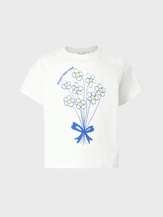 Футболка, принт букет Weekend house kids | Фото 1