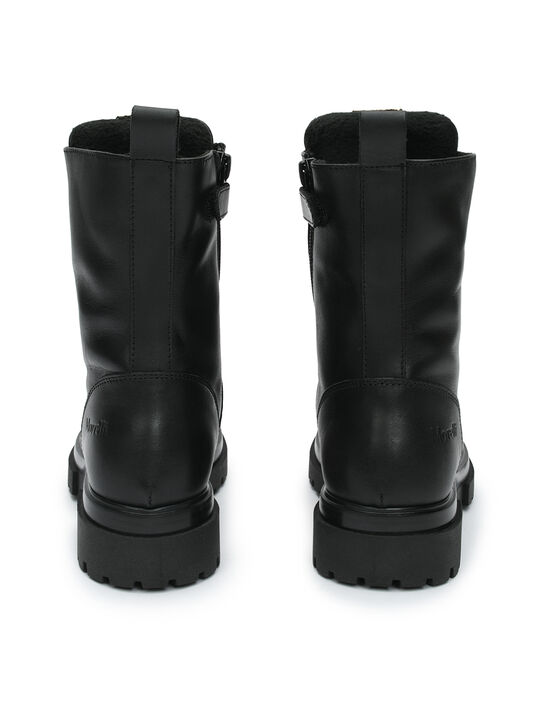 Ботинки с флисовой подкладкой, черные Morelli | Фото 4