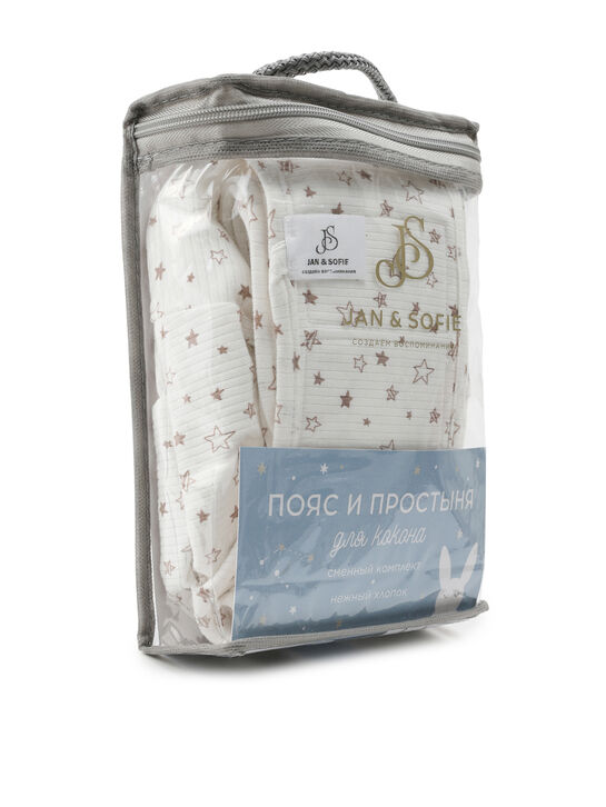 Комплект для кокона: простыня и пояс Jan&Sofie | Фото 6