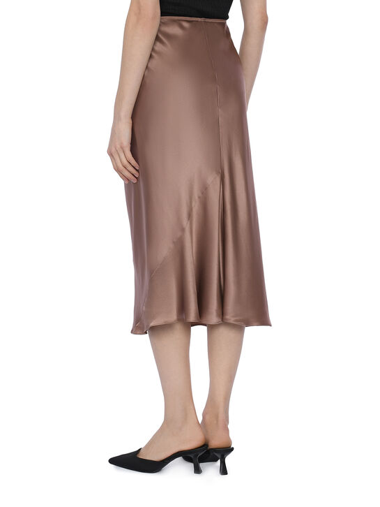 Юбка шелковая, бронзовая Dorothee Schumacher | Фото 5