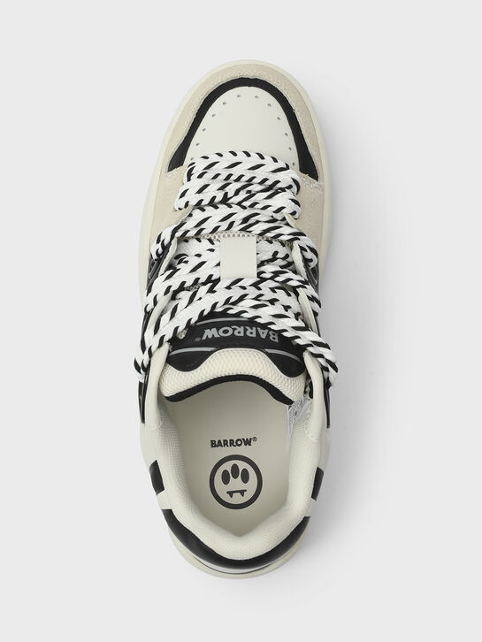 Кеды на крупной шнуровке, белые Barrow | Фото 4