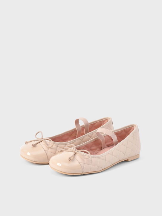 Туфли стеганые, кремовые Pretty Ballerinas | Фото 2