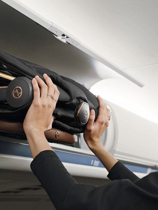 Коляска Coya Rosegold Peach Pink с дождевиком и бампером CYBEX | Фото 9