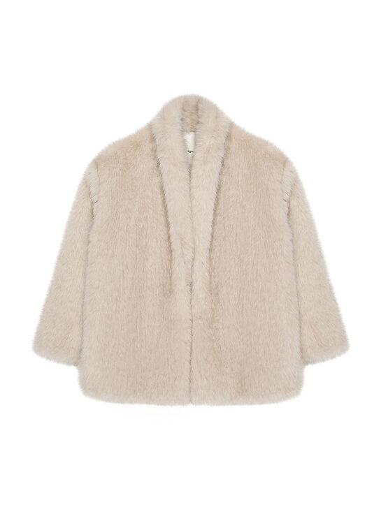 Шуба из эко-меха MSGM | Фото 1