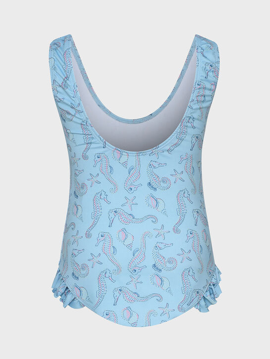 Купальник с принтом &quot;морские коньки&quot; The New Society | Фото 2