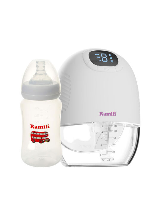 Четырехфазный бионический молокоотсос Ramili SE300 с бутылочкой 240ML (SE300240ML)  | Фото 2