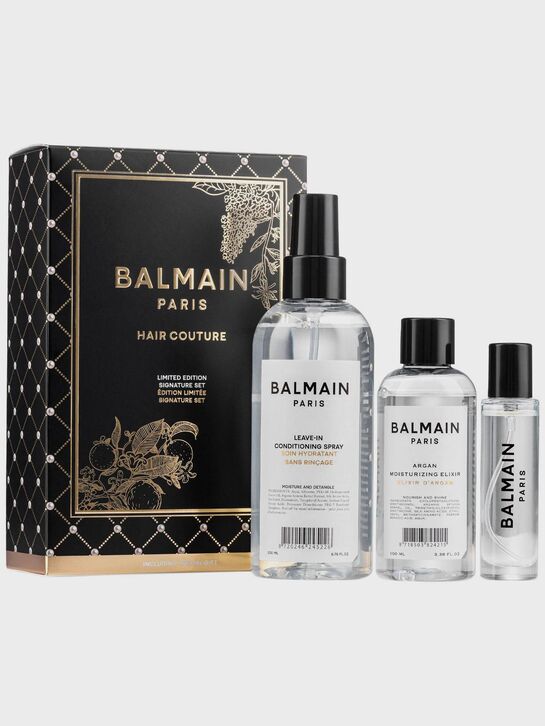 Набор для блеска волос и глубокого увлажнения. Лимитированная серия Balmain | Фото 1