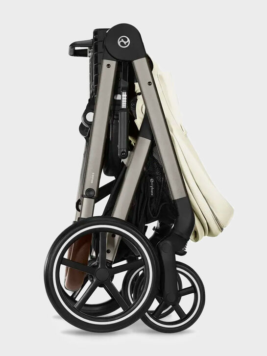 Коляска Balios S Lux TPE Seashell Beige с дождевиком CYBEX | Фото 6