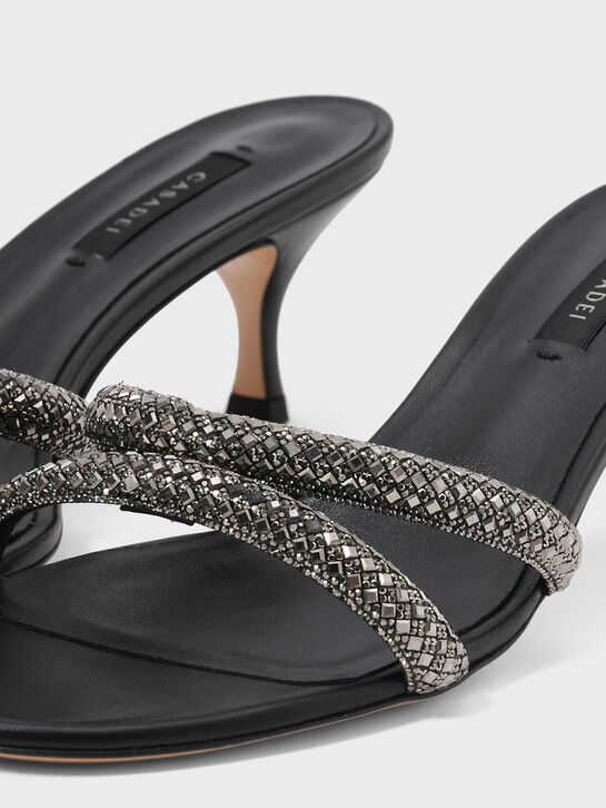 Босоножки Julia на каблуке Casadei | Фото 7