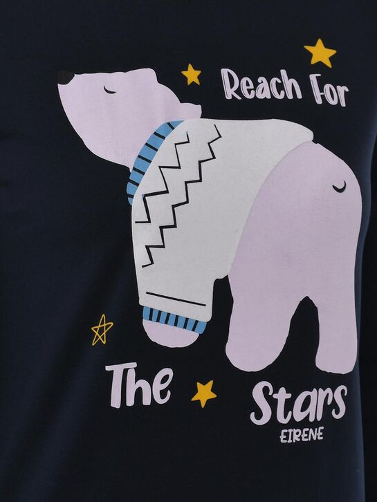 Пижама с принтом &quot;Белые медведи&quot; Eirene | Фото 10