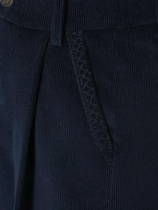 Шорты вельветовые с вышивкой Eirene | Фото 8