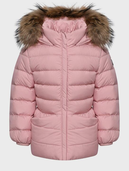 Пальто приталенное с мехом Colmar | Фото 1