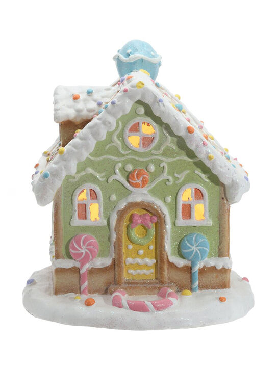 Фигрка декоративная &quot;Домик&quot; с подсветкой (АААх3) 28 см TIANQIN ARTS AND CRAFTS | Фото 8