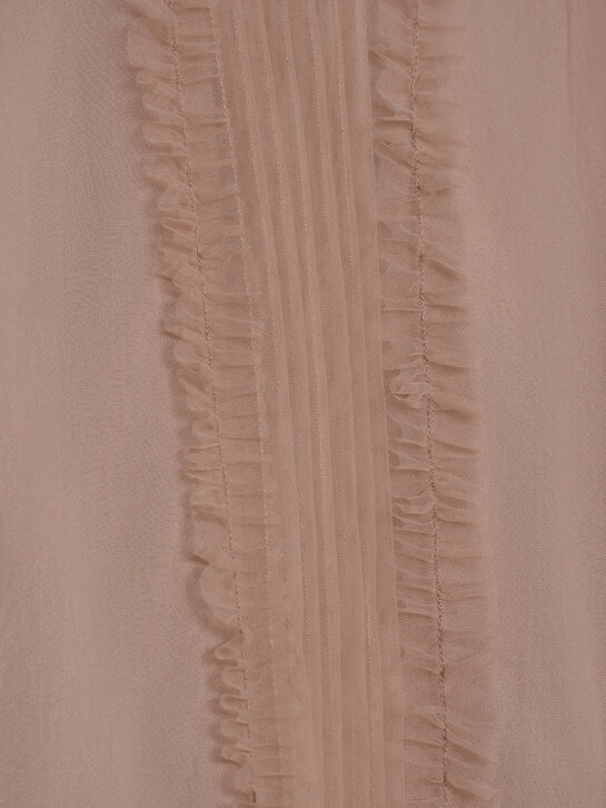 Блуза с прозрачными рукавами C'era Una Volta | Фото 3