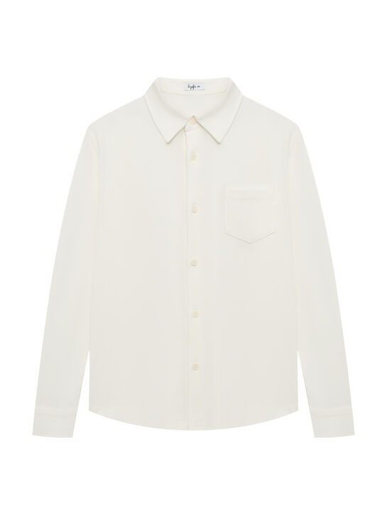 Рубашка трикотажная с карманом IL Gufo | Фото 1