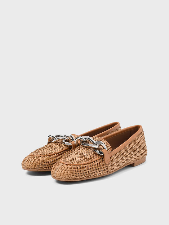 Лоферы плетеные Casadei | Фото 2