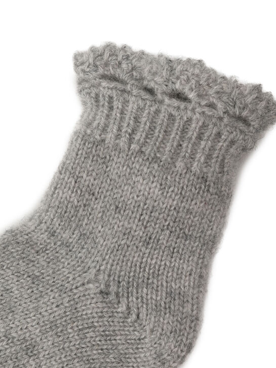 Носки кашемировые, серые Oscar et Valentine | Фото 2
