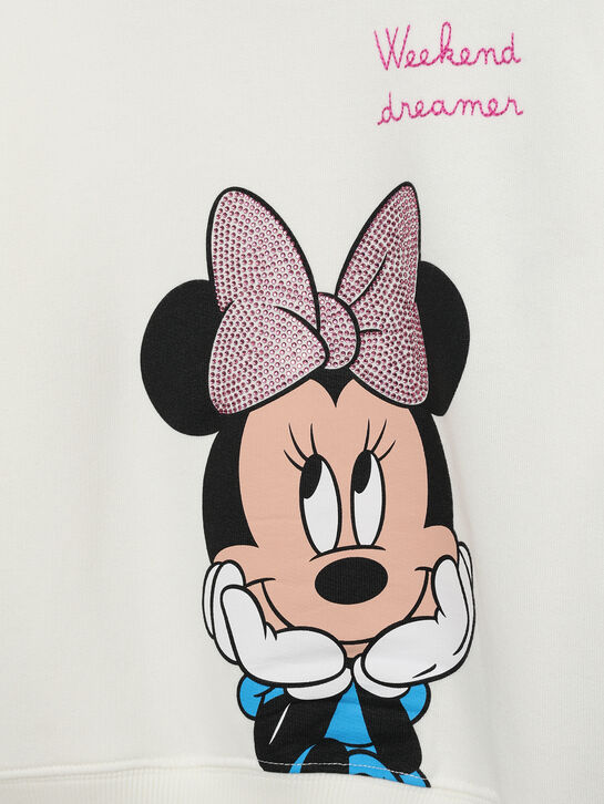 Свитшот с принтом &quot;Минни Маус&quot; Saint Barth | Фото 3