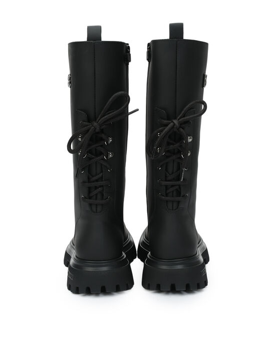 Ботинки высокие со шнуровкой Dolce&Gabbana | Фото 4