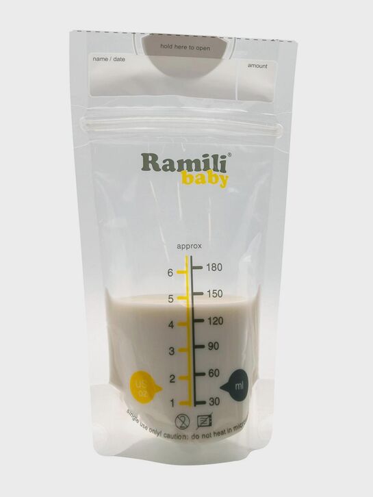 Пакеты для хранения и заморозки грудного молока, 30 пакетов в упаковке, 180 мг Ramili | Фото 3