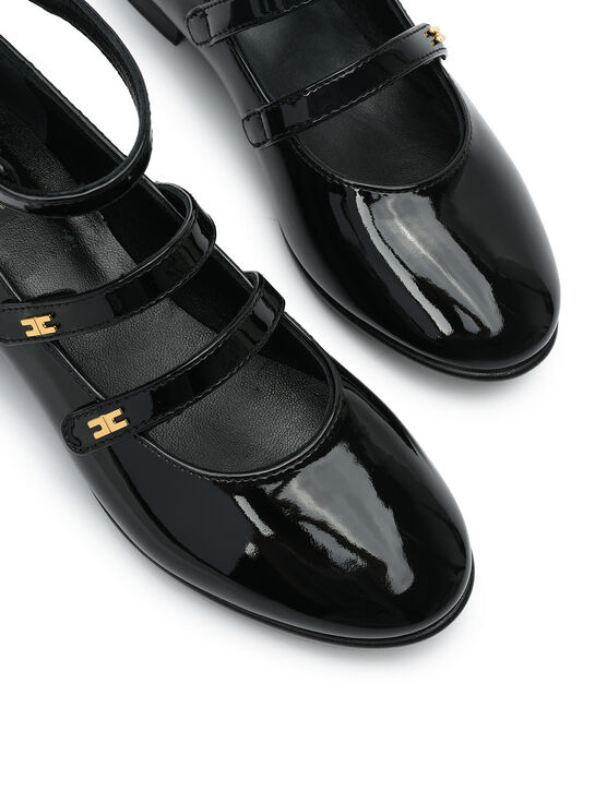 Туфли лаковые черные Elisabetta Franchi | Фото 6