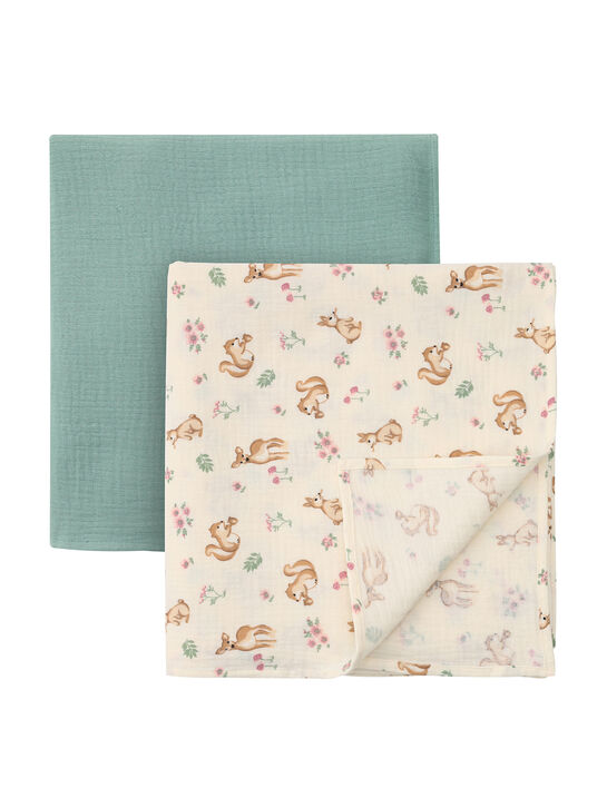 Комплект пелёнок, 2 шт, 120x120 см Jan&Sofie | Фото 1