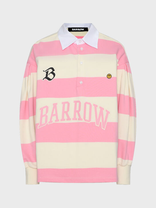 Толстовка-поло в полоску Barrow | Фото 1