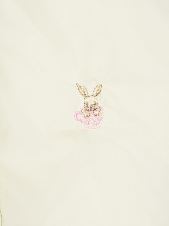 Конверт с отделкой мехом лисы, белый Manudieci | Фото 3