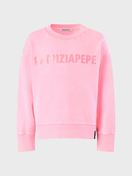 Свитшот, розовый Patrizia Pepe | Фото 1