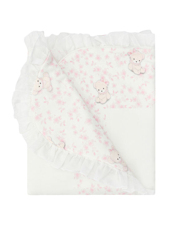 Одеяло с мишками и розами Monnalisa | Фото 2