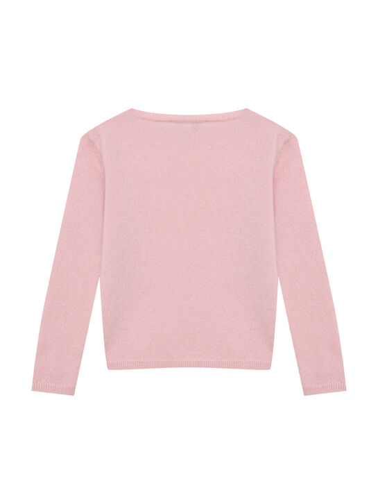 Джемпер из кашемира, розовый Oscar et Valentine | Фото 2