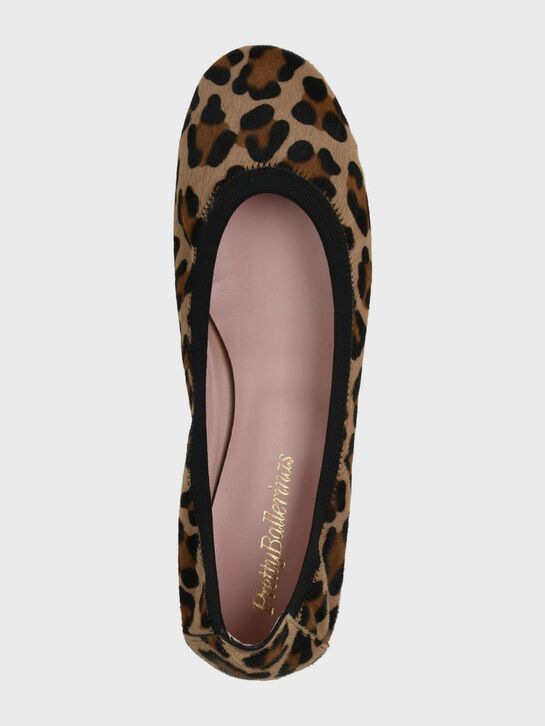 Кремовые туфли с леопардовым принтом Pretty Ballerinas | Фото 4