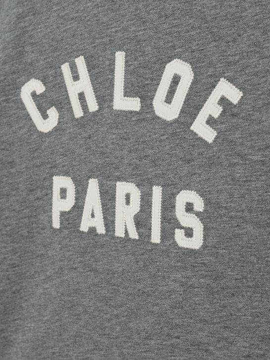 Футболка с лого на груди Chloe | Фото 3