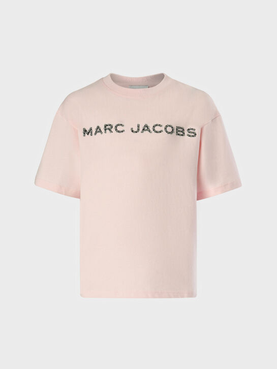 Футболка с лого из страз Marc Jacobs | Фото 1