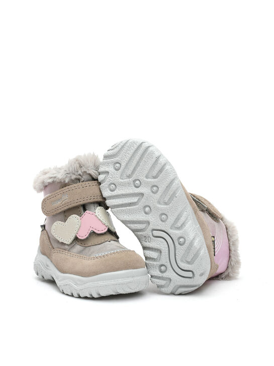 Сапоги мембранные с застежками велкро, бежевые SUPERFIT | Фото 7