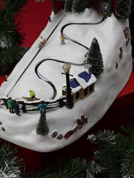 Новогодний сувенир &quot;Альпийский слалом&quot;, адаптер Musicboxworld | Фото 4