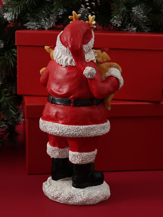 Новогодний сувенир Санта с собакой 14,7×11,3×32 см Timstor | Фото 3