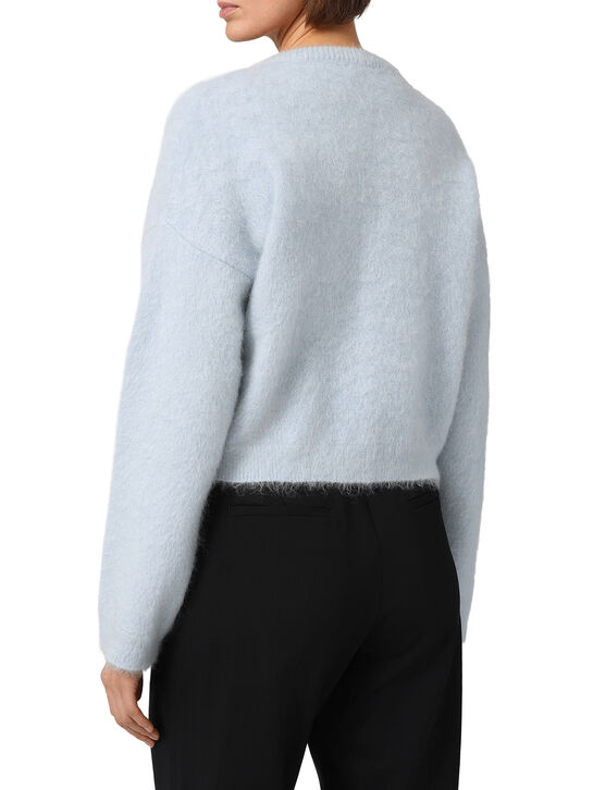 Кардиган укороченный, голубой N21 | Фото 6