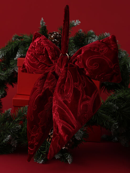 Бант для декора с бархатной текстурой, 30 см Goodwill | Фото 2