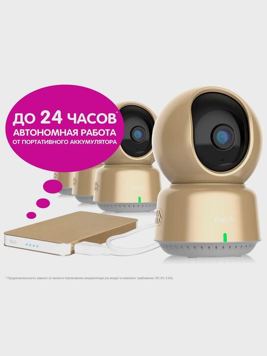 Видеоняня Ramili Baby RV1600X4 (4 камеры в комплекте)  | Фото 4