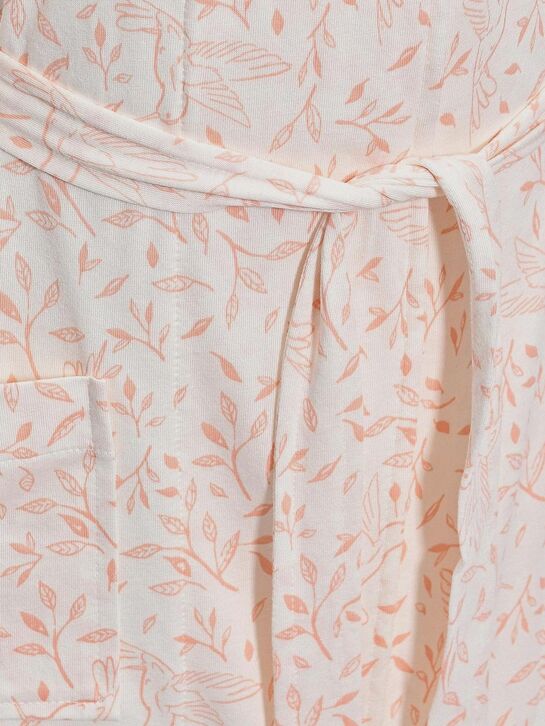Халат с цветочным принтом, белый Sanetta | Фото 3