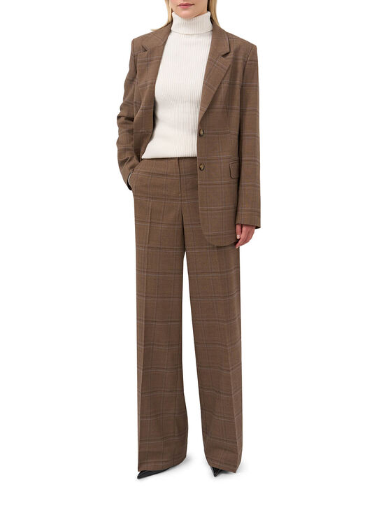 Жакет однобортный в клетку CHIARA Pietro Brunelli | Фото 2