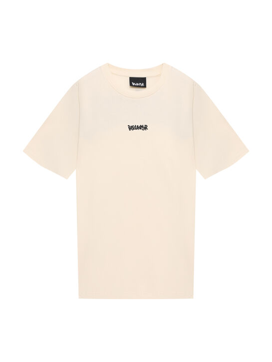 Футболка с лого, кремовая Disclaimer | Фото 1