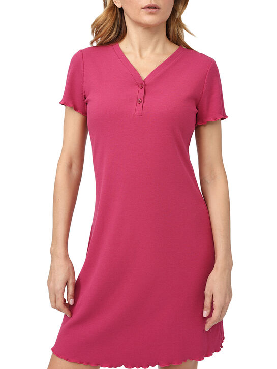 Ночная рубашка бордового цвета Dan Maralex | Фото 3