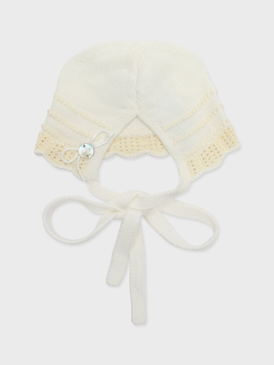 Чепчик с кружевной тесьмой, кремовый Paz Rodriguez | Фото 2