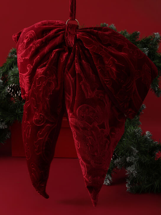 Бант для декора с бархатной текстурой, 50 см Goodwill | Фото 2