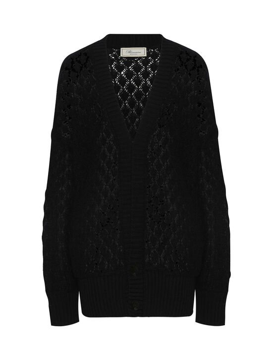 Кардиган кружевной, черный Blumarine | Фото 1