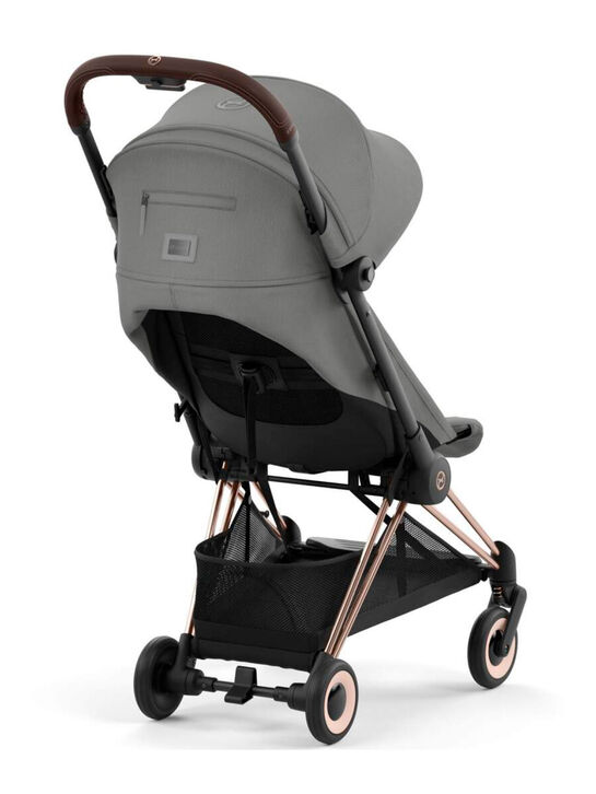 Коляска Coya Rosegold Mirage Grey с дождевиком и бампером CYBEX | Фото 8